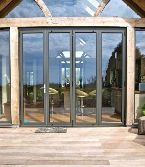 An image showing bifolding doors in Harrow